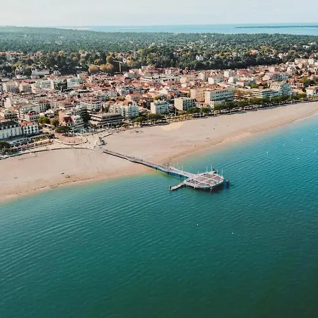T2 Moderne Avec Balcon Et Stationnement Gratuit * Arcachon